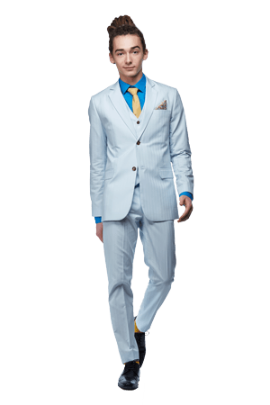 Custom tailoring - Light blue summer