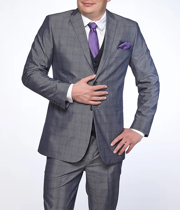 Suit & sneakers