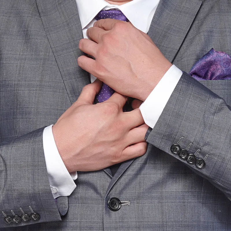 Suit & sneakers